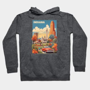 Indiana Vintage Design Hoodie